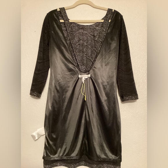 New BCBGeneration Metallic Chevron Dress - Picture 10 of 13